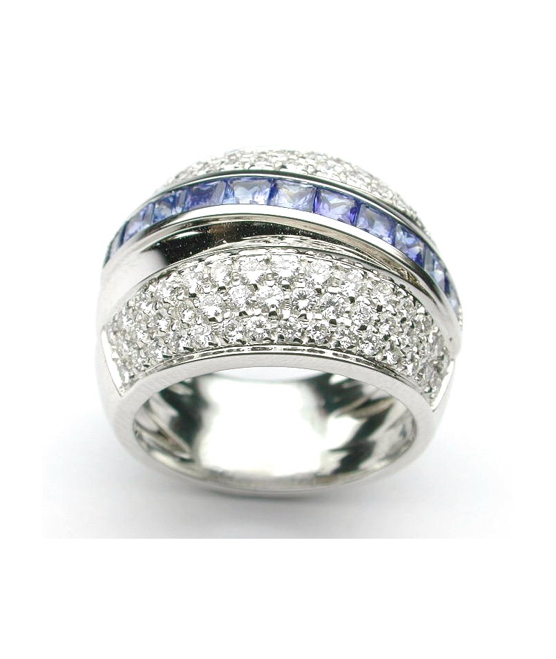 Salvini - Anello diamanti e zaffiri 20006290