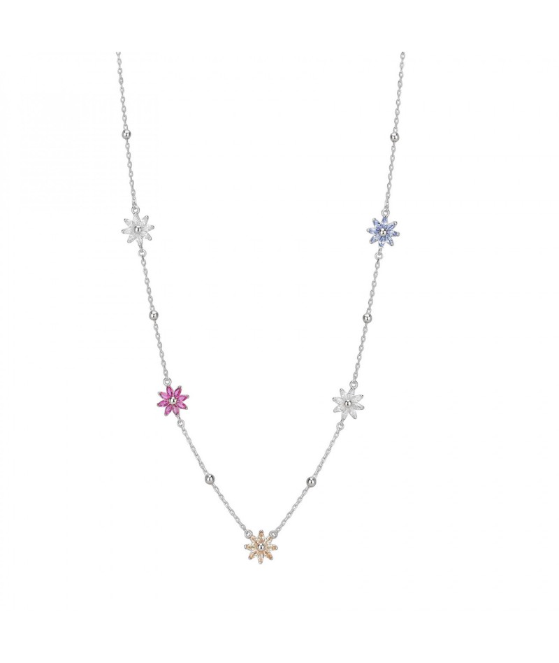 Rosato - Collana Gaia fiori colorati RZGA65