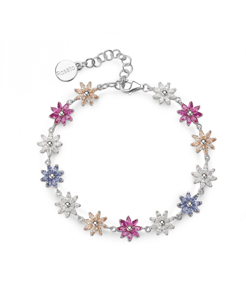 Rosato - Bracciale Gaia fiori colorati RZGA70