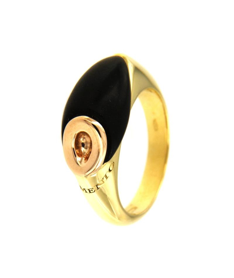 Chimento - Anello in oro ed ebano 1A02491WW140