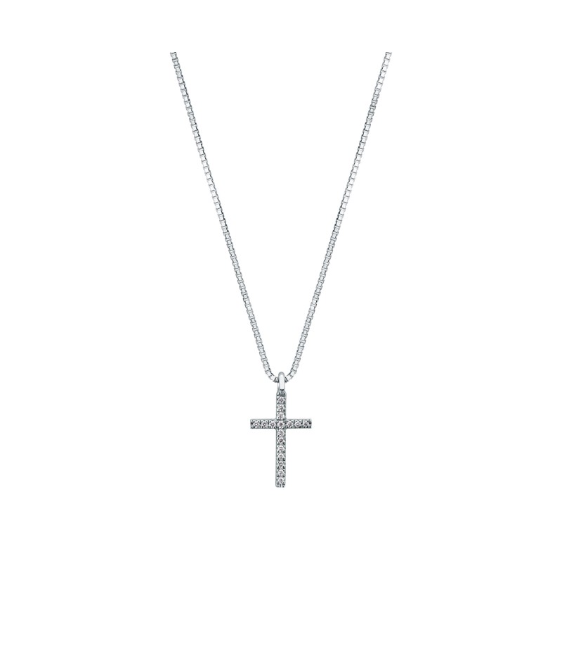 Mirco Visconti - Collana croce diamanti Z533/15
