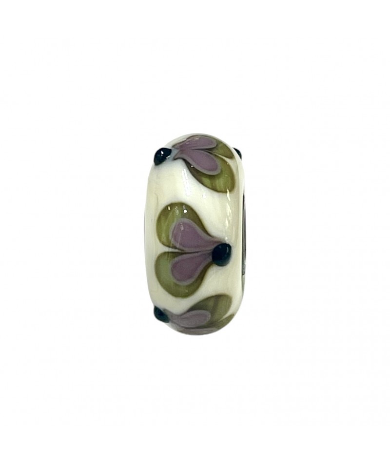 Trollbeads - Beads Unico Bianco, Verde e Viola