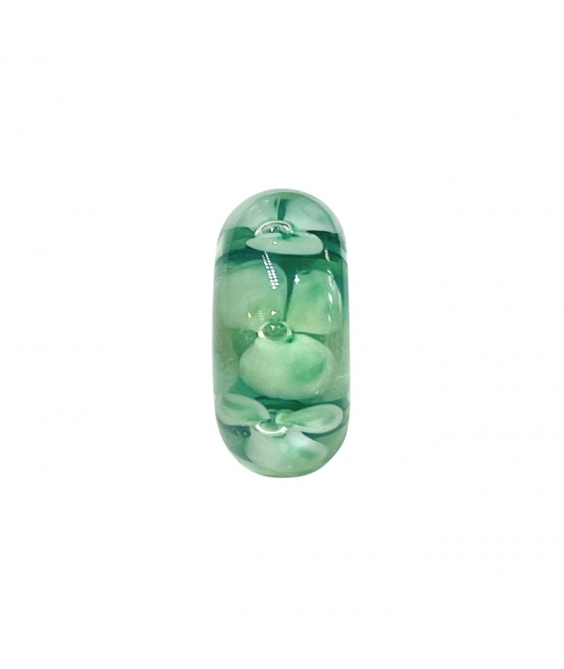 Trollbeads - Beads Unico Verde Fiori Verdi