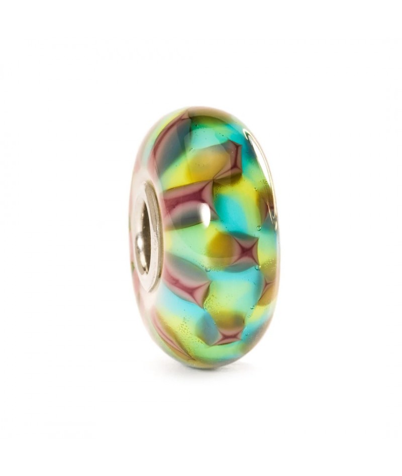 Trollbeads - Scacchi viola/turchese TGLBE-10242