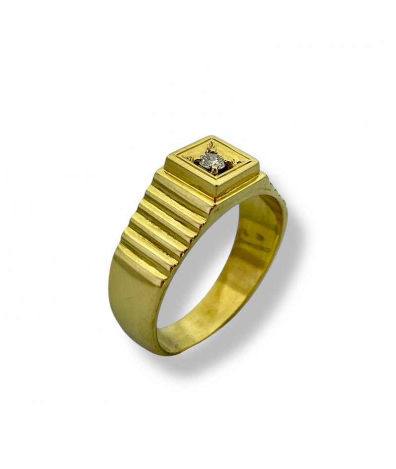 Callegarogioielli - Anello oro giallo e diamante