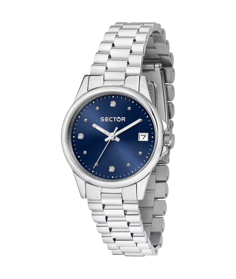 SECTOR - 230 Blu con cristalli bianchi R3253161543