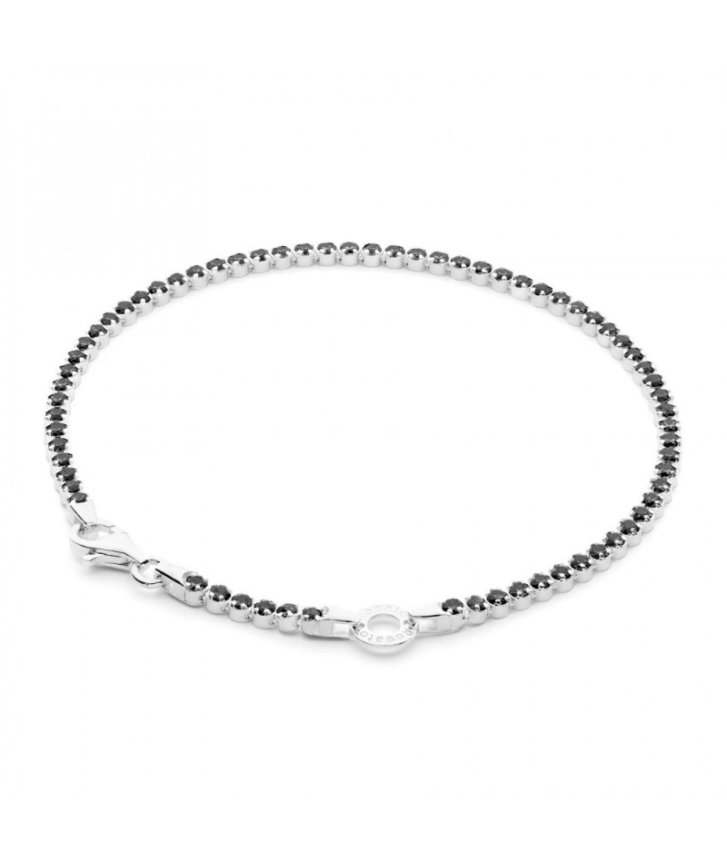 Rosato - Bracciale tennis nero RZB042C