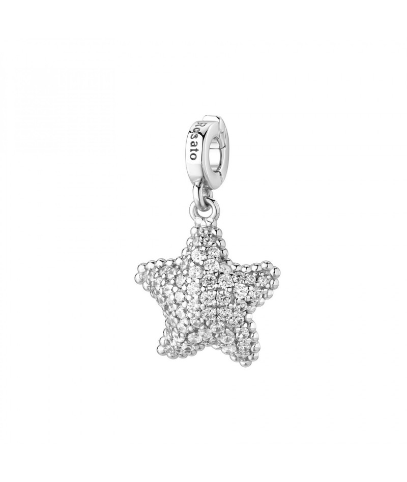 Rosato - Charm Stella Marina con zirconi RZ257R
