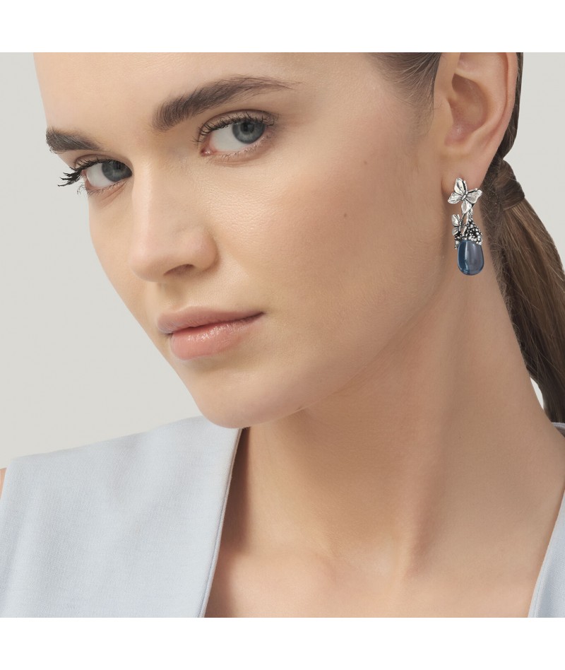 Raspini - Orecchini Goccia Farfalle