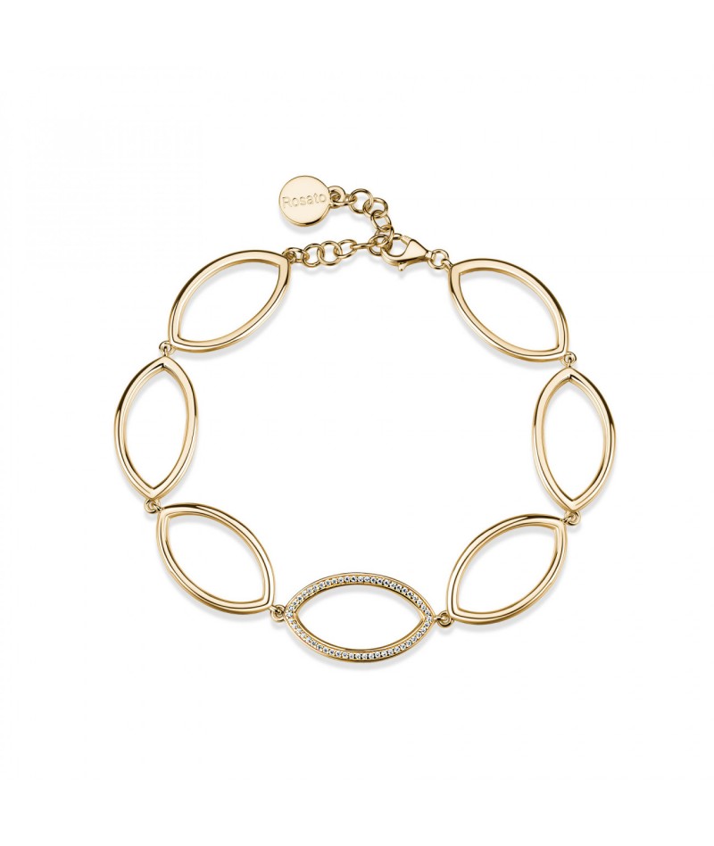 Rosato - Bracciale dorato ovali Sofia RZSO12