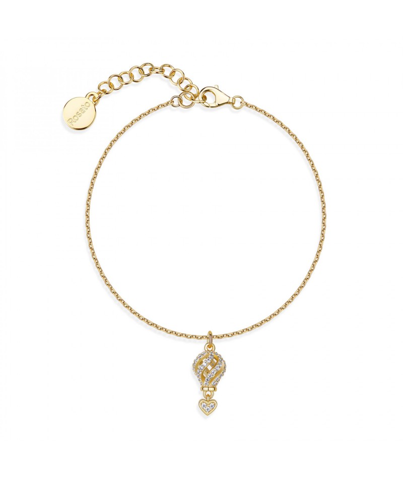 Rosato - Bracciale dorato Aria Mongolfiera Cuore RZAR24