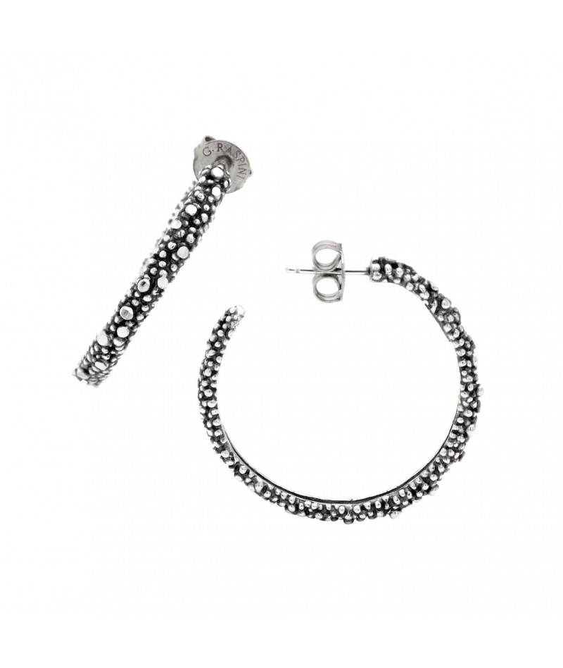 Raspini - Orecchini Cerchio Petit Perlage