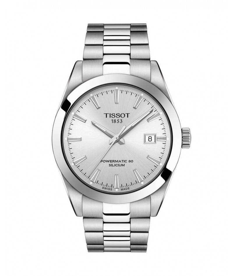 Tissot - Gentleman Powermatic 80 Silicium 40mm Argento...