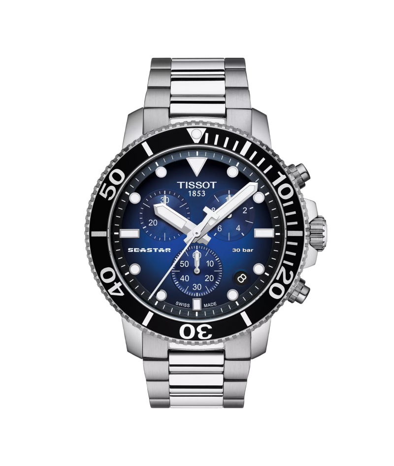 Tissot - Seastar 1000 45,5mm Blu sfumato T120.417.11.041.01