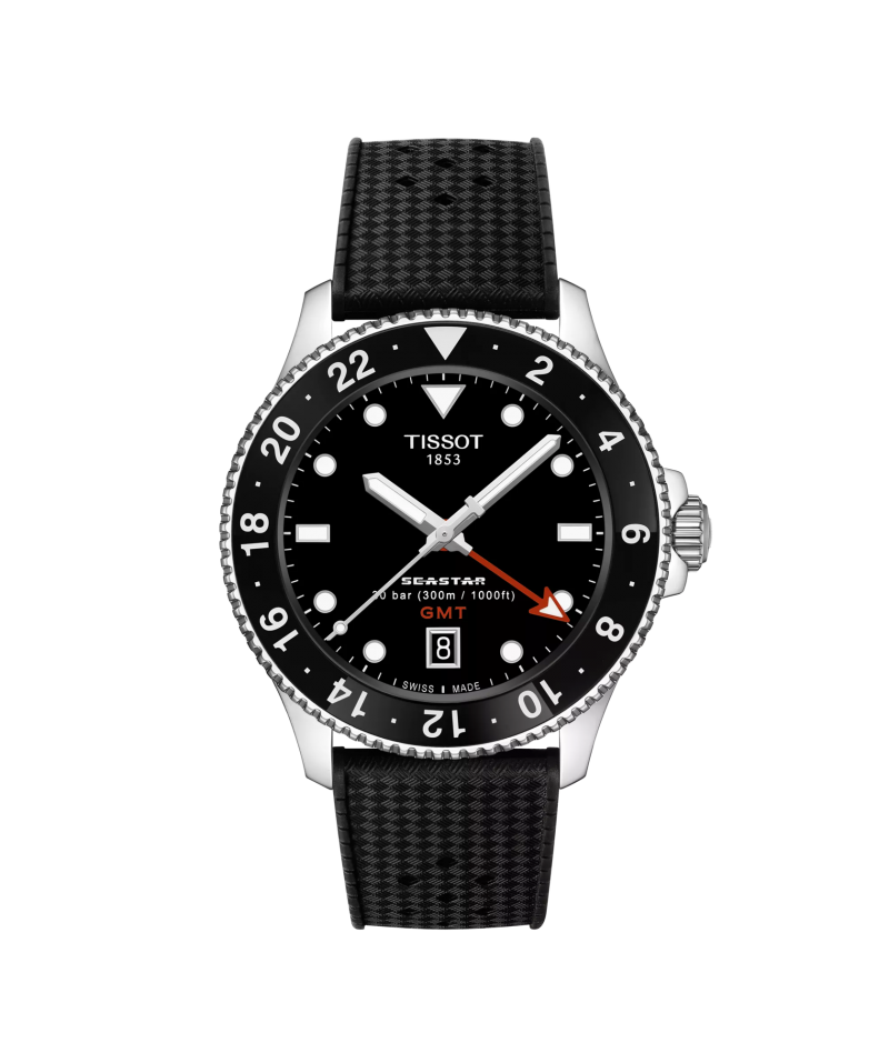 Tissot - Seastar 1000 GMT 40mm Nero T120.852.17.051.00