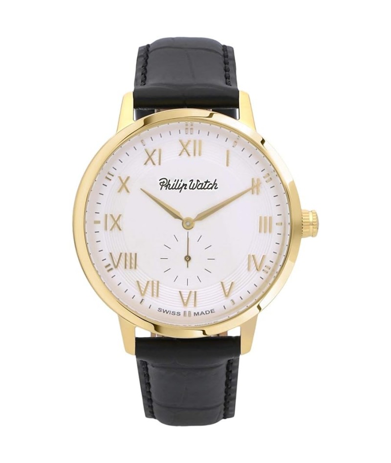 PHILIP WATCH - Grand Archive 1940 39mm Bianco e dorato...