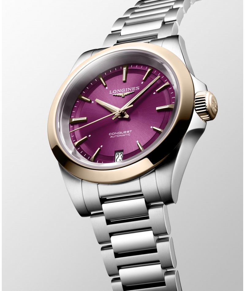 Longines - Conquest Automatico Viola 34 mm L3.430.5.98.6