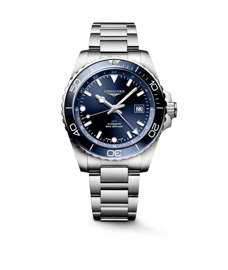 Longines - Hydroconquest GMT Blu L3.890.4.96.6