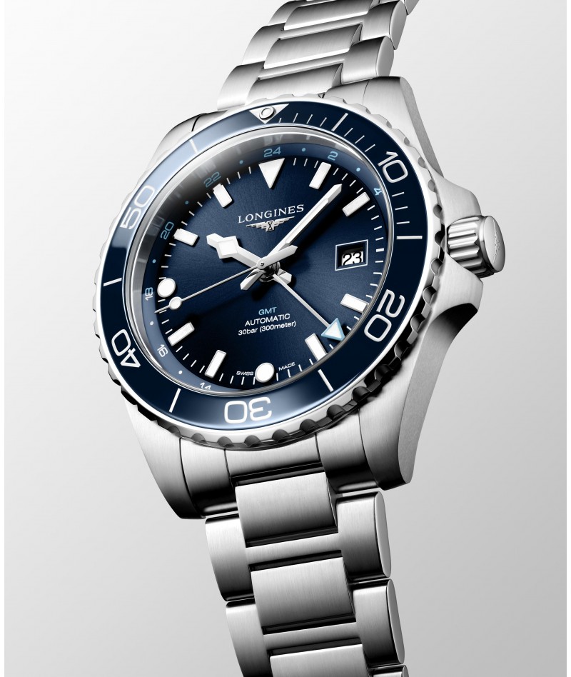 Longines - Hydroconquest GMT Blu L3.890.4.96.6