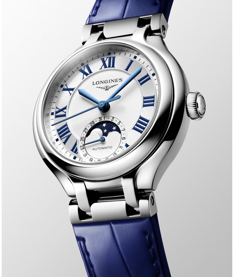 Longines - Primaluna Moonphase Blu 34mm L8.126.4.71.2