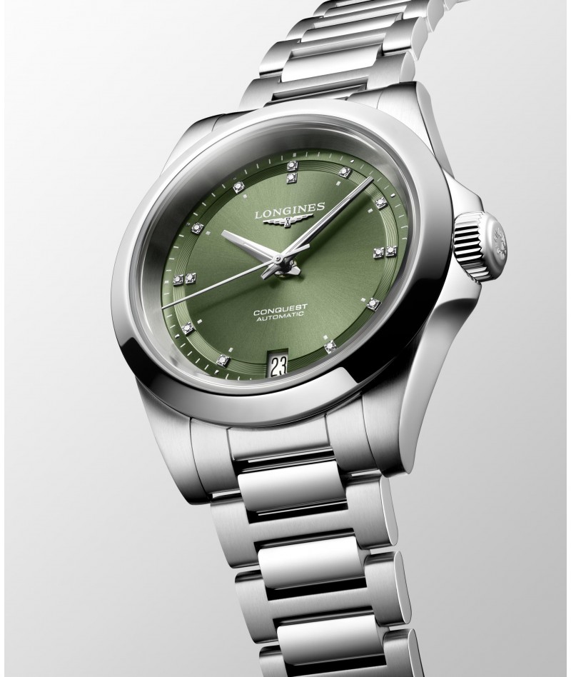 Longines - Conquest Automatico Verde 34 mm L3.430.4.07.6