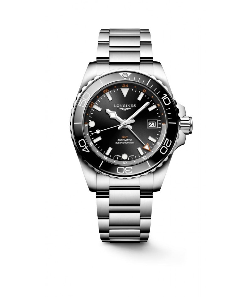 Longines - Hydroconquest GMT Nero 41mm L3.790.4.56.6