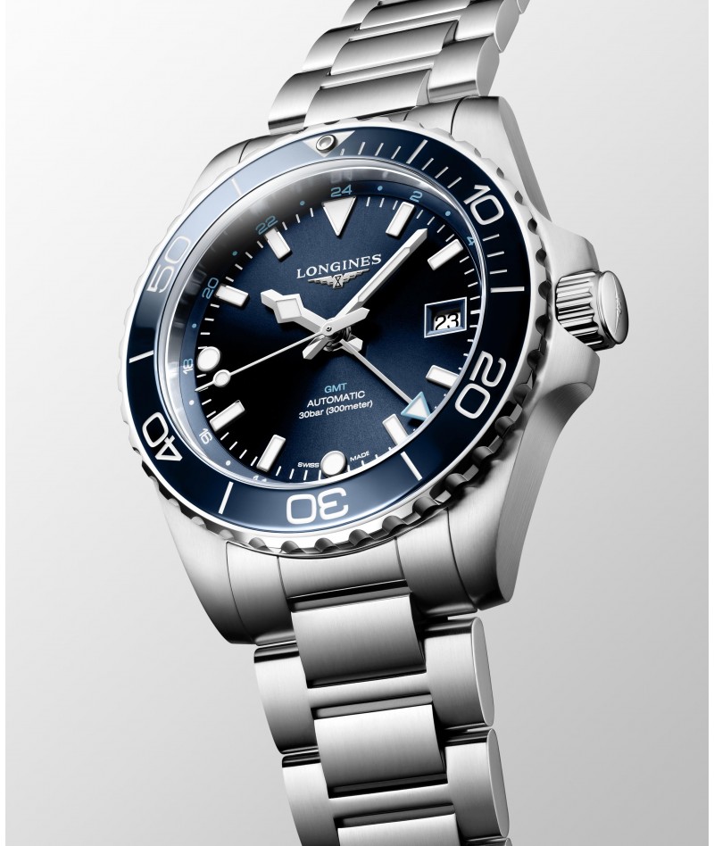 Longines - Hydroconquest GMT Blu 41mm L3.790.4.96.6