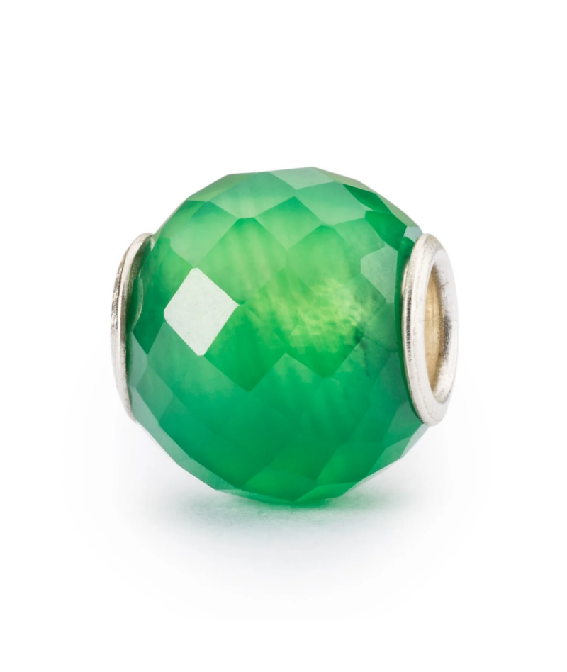 Trollbeads - Onice Verde rotondo sfaccettato TSTBE-00036