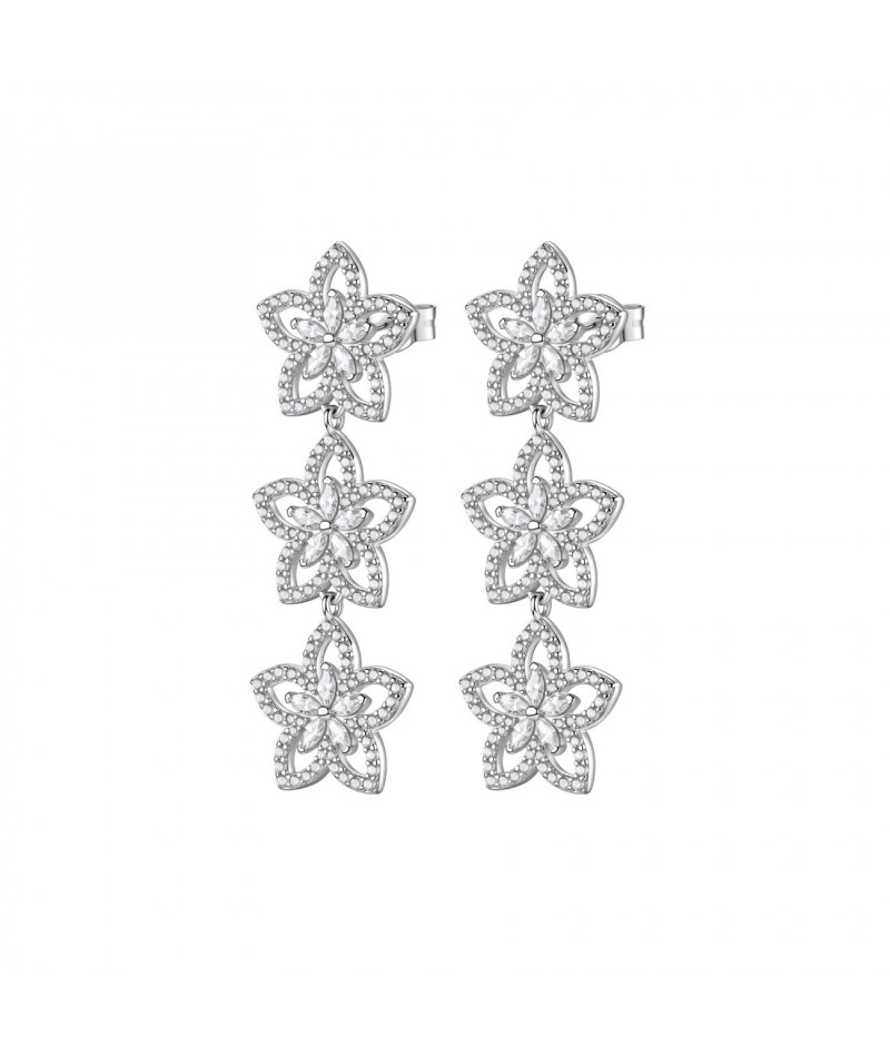 Rosato - Orecchini fiori pendenti Gaia RZGA96