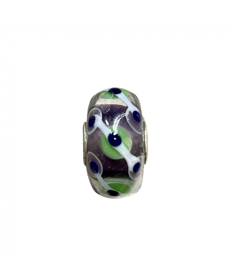 Trollbeads - Beads Unico Viola e Verde