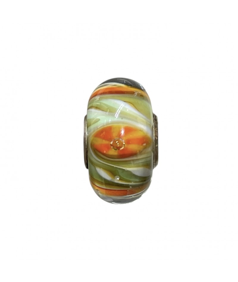 Trollbeads - Beads Unico Bianco e Arancione