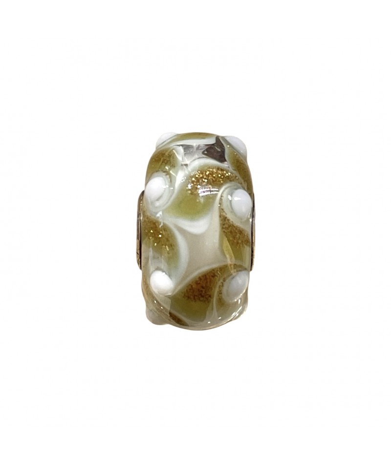 Trollbeads - Beads Unico Bianco e oro