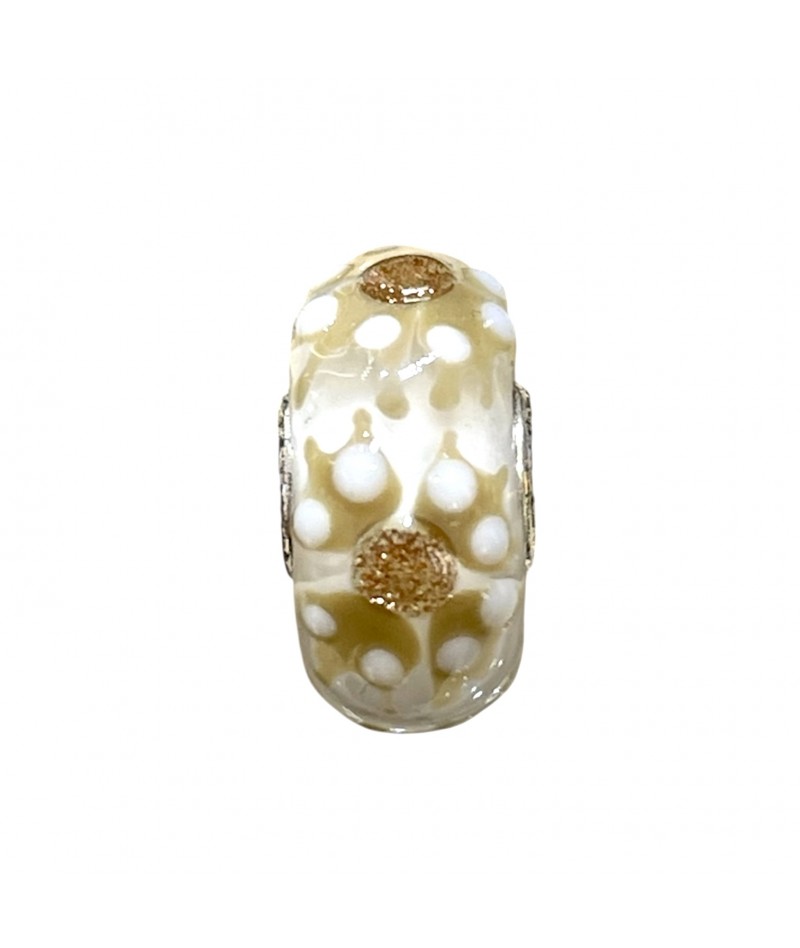Trollbeads - Beads Unico Bianco e oro