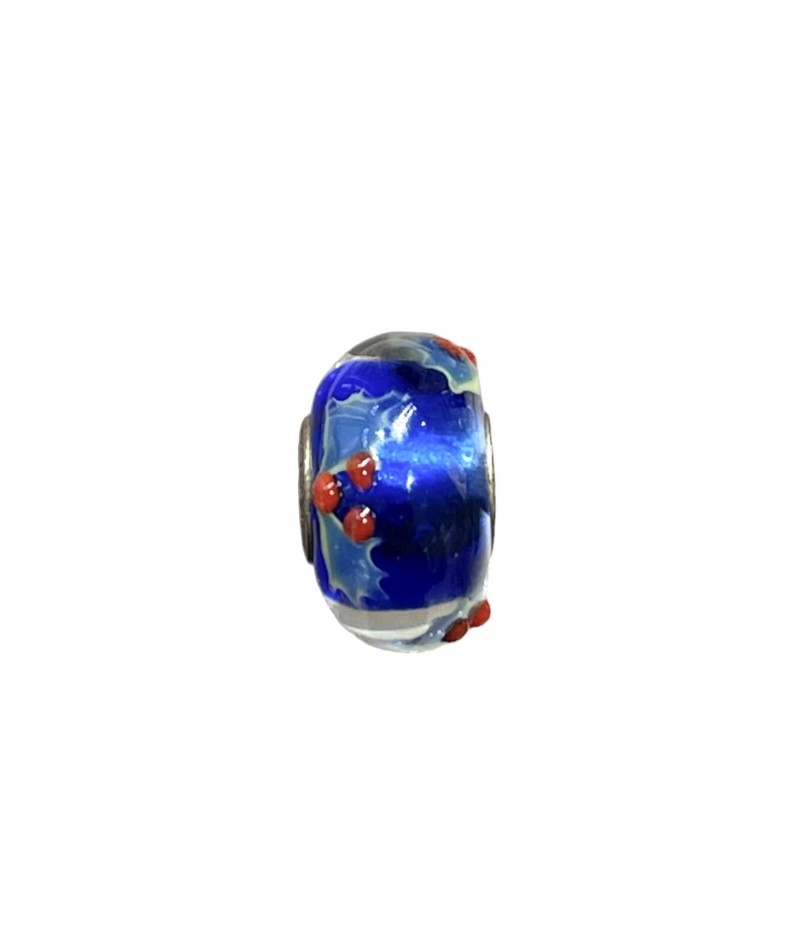 Trollbeads - Beads Unico Small Blu agrifoglio