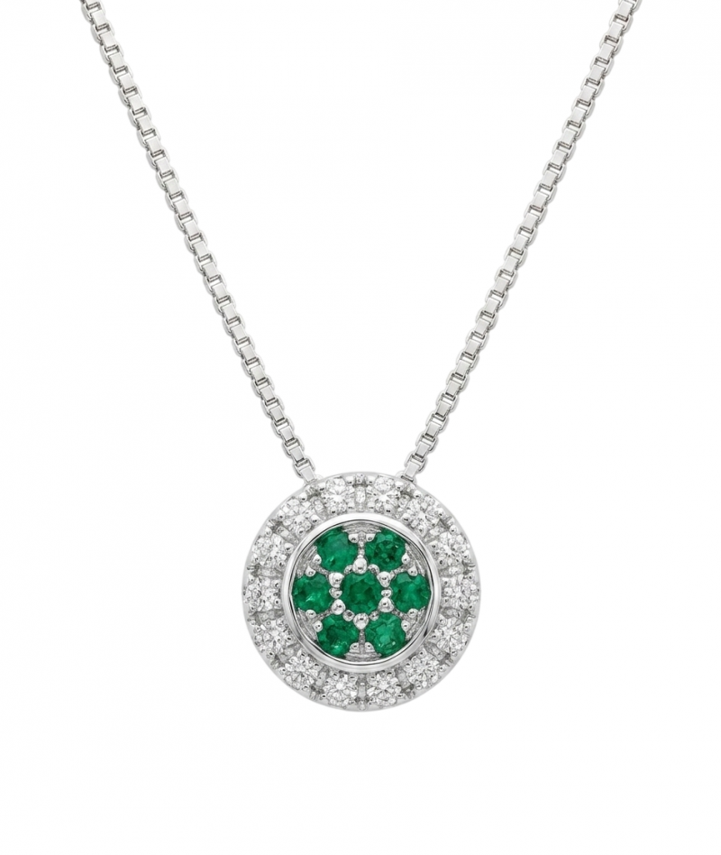 Mirco Visconti - Collana con smeraldo LN32/S