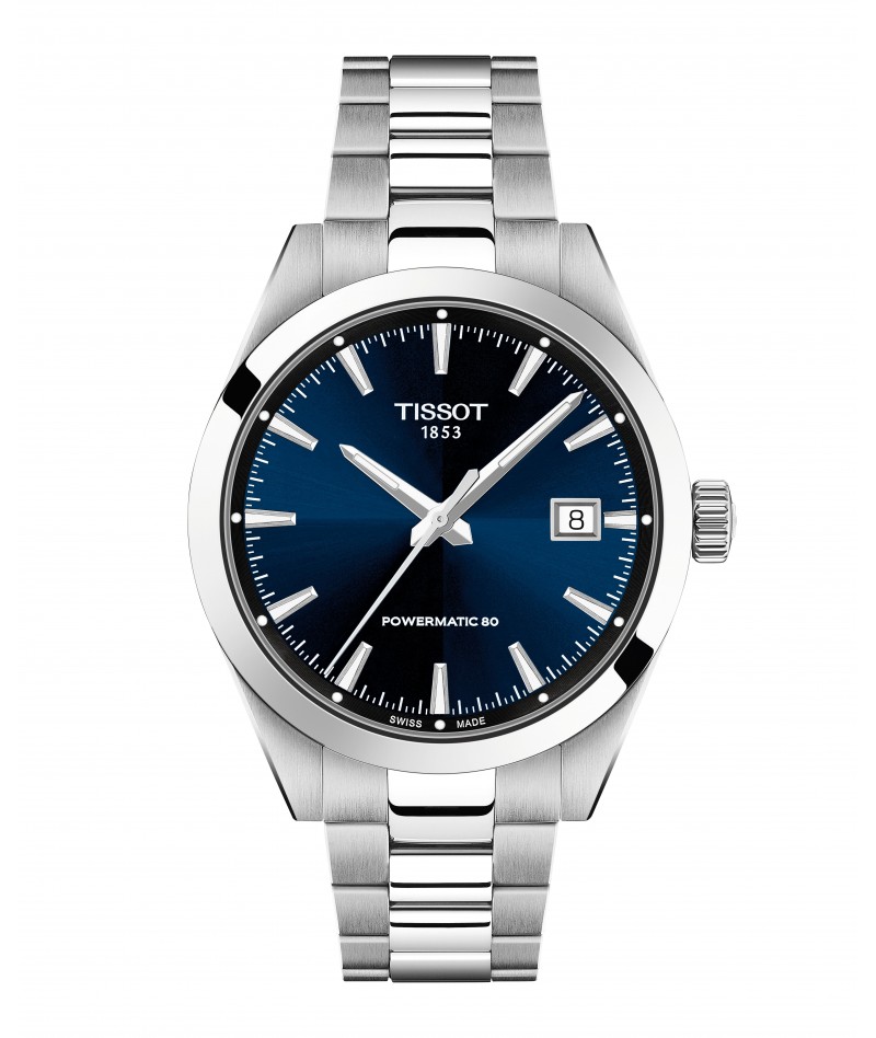Tissot - Gentleman Powermatic 80 38mm Blu T165.807.11.041.00