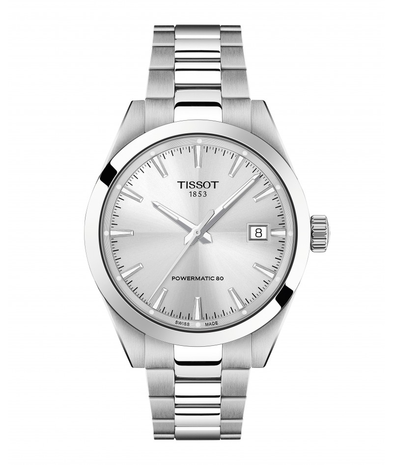 Tissot - Gentleman Powermatic 80 38mm Argento...
