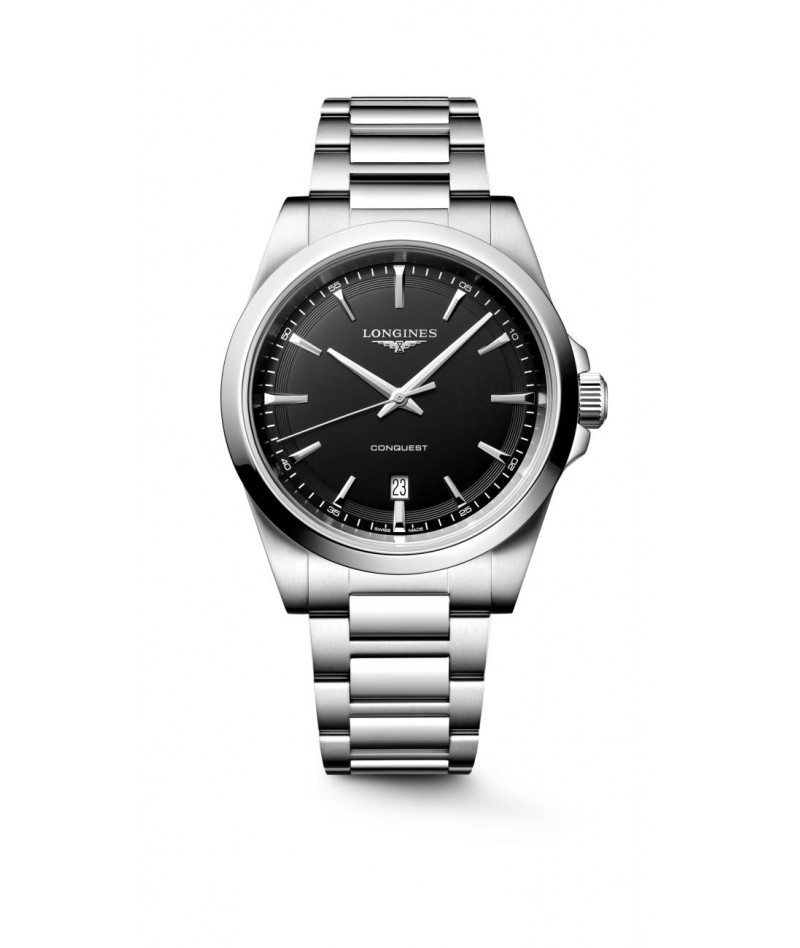 Longines - Conquest Nero 41mm L3.860.4.52.6