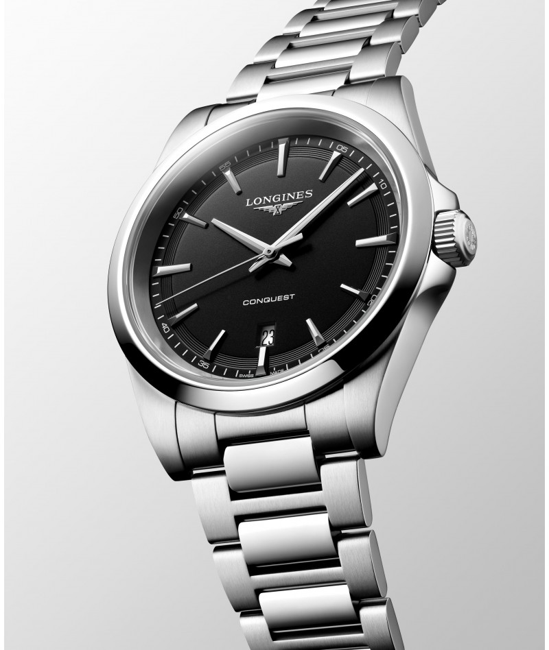 Longines - Conquest Nero 41mm L3.860.4.52.6