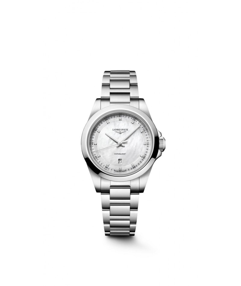 Longines - Conquest Madreperla 30mm L3.350.4.87.6