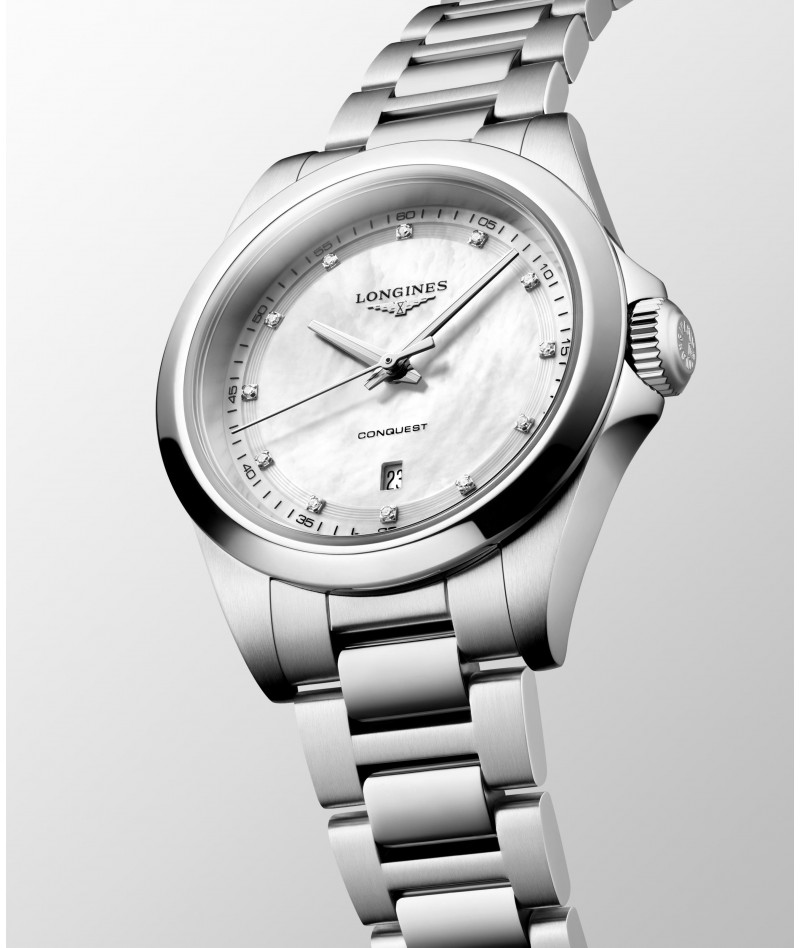 Longines - Conquest Madreperla 30mm L3.350.4.87.6