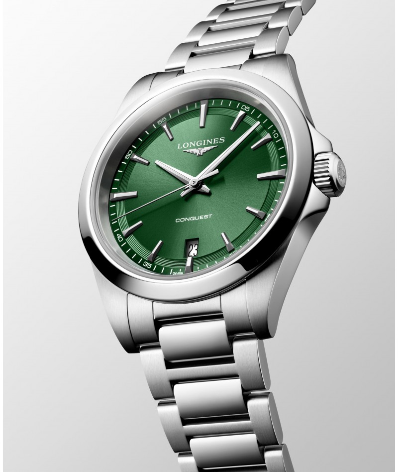 Longines - Conquest Verde 38mm L3.750.4.09.6