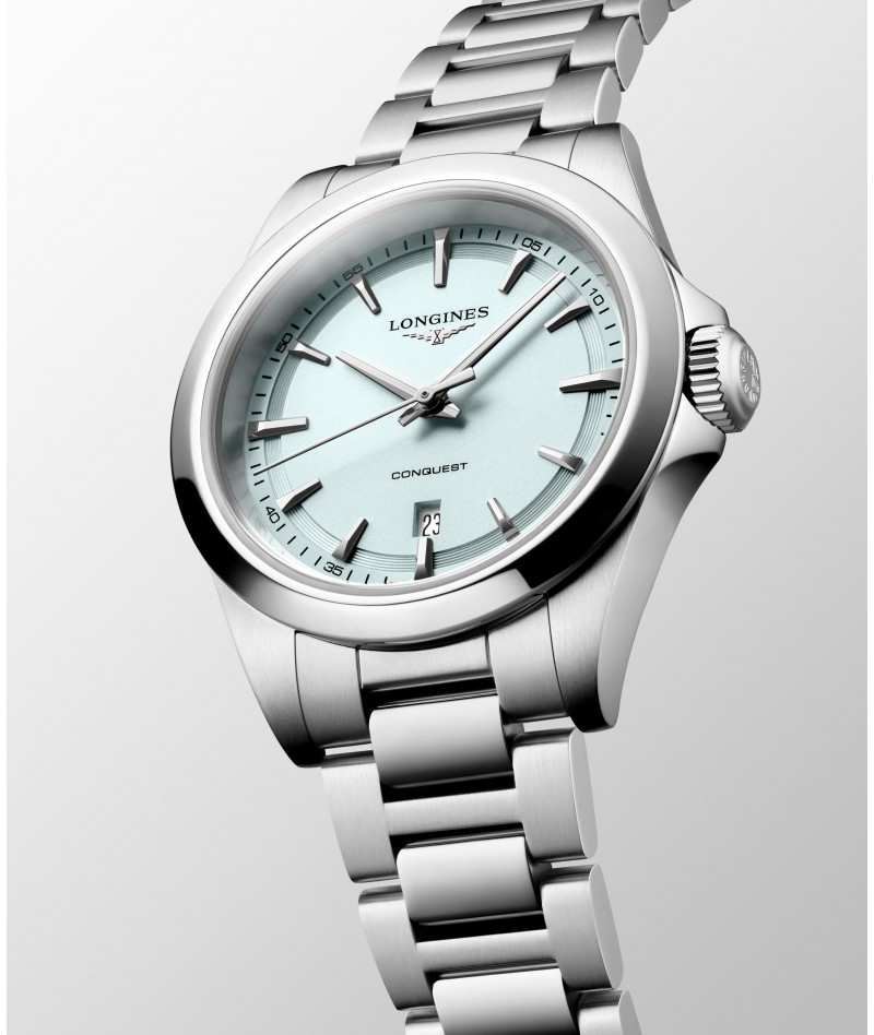 Longines - Conquest Blu menta 30mm L3.350.4.92.6