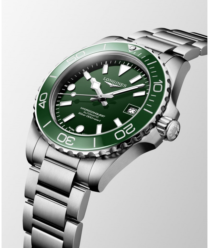 Longines - Hydroconquest Automatico Verde 39mm L3.779.4.06.6