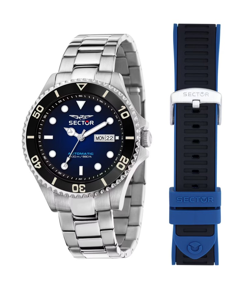 SECTOR - 230 43mm Automatico Blu R3221161003