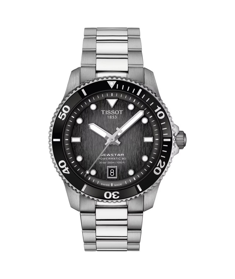 Tissot - Seastar 1000 Powermatic 40mm Grigio sfumato...