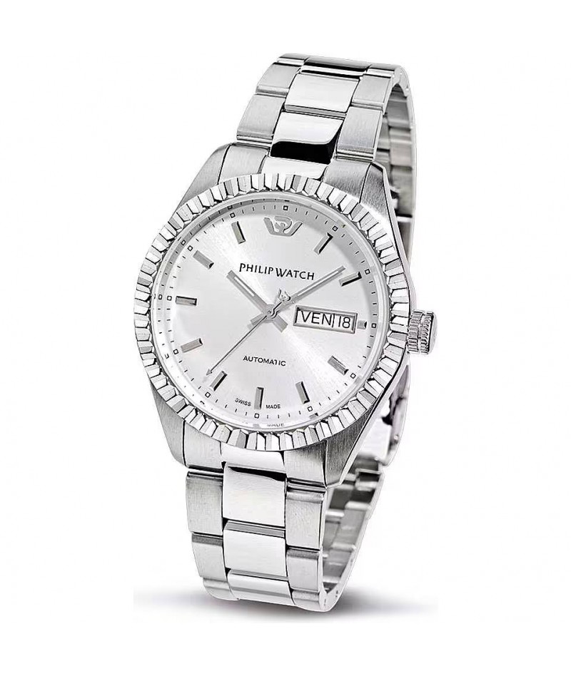 PHILIP WATCH - Caribe 39mm Argento R8223597007